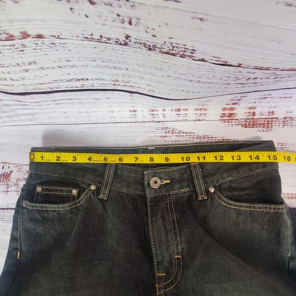 AG Adriano Goldschmied Black Jeans Sz 28 The Gemini Straight Y2K Low Rise Retro - Picture 9 of 12